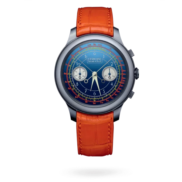 F.P. Journe CHRONOGRAPHE MONOPOUSSOIR RATTRAPANTE BLEU ONLY WATCH 44mm chronographe-monopoussoir-rattrapante-bleu-only-watch-2017